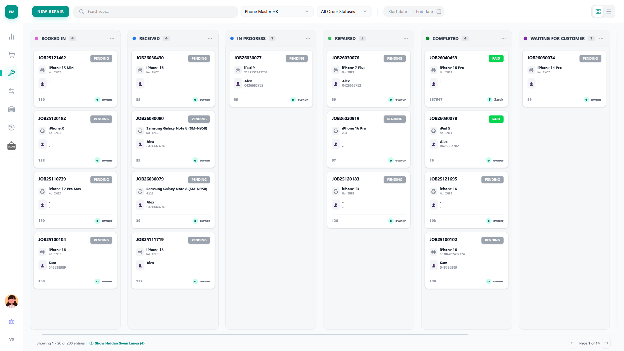 Repair Ticket Management